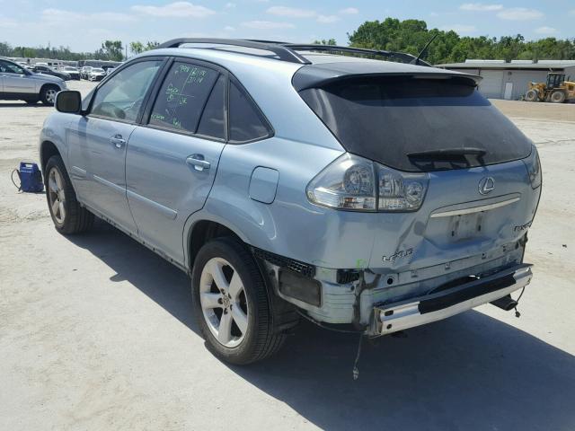 2T2GA31U84C006425 - 2004 LEXUS RX 330 BLUE photo 3