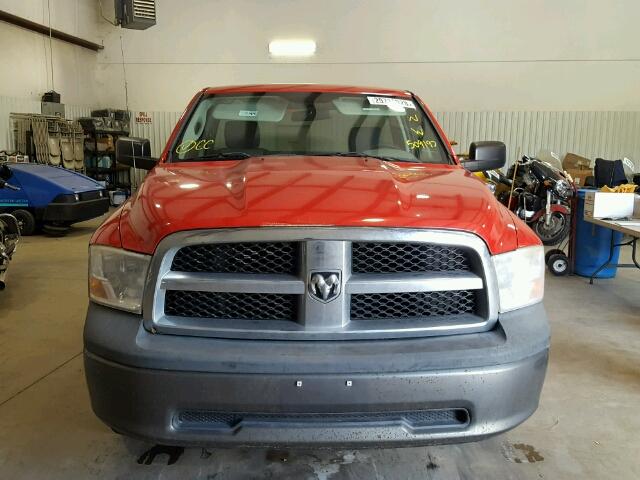 1D3HB16KX9J509197 - 2009 DODGE RAM 1500 RED photo 9