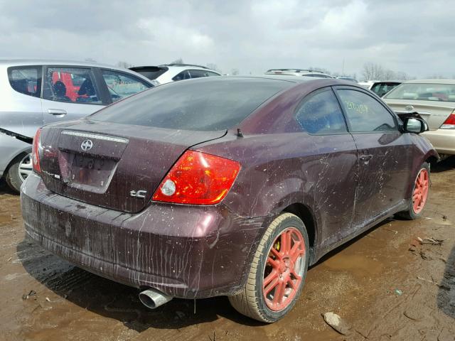 JTKDE167360083499 - 2006 TOYOTA SCION TC 紫色 照片 4