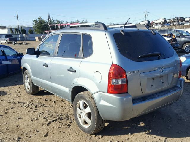 KM8JM12B77U563333 - 2007 HYUNDAI TUCSON GLS BLUE photo 3