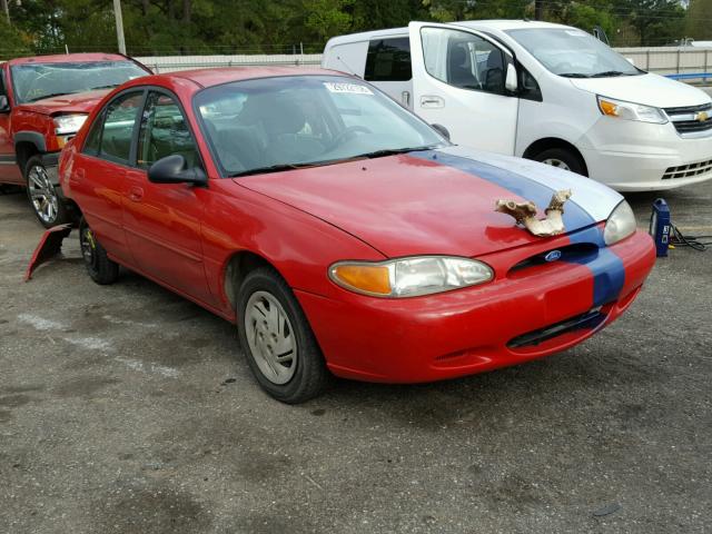 1FALP13P0VW298468 - 1997 FORD ESCORT LX RED photo 1