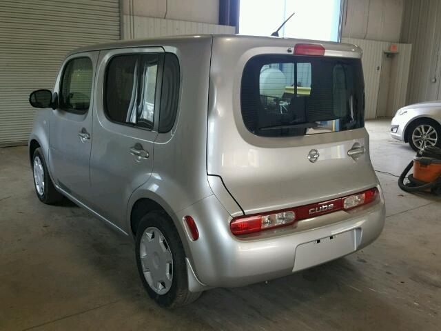 JN8AZ2KR2AT159446 - 2010 NISSAN CUBE BASE SILVER photo 3