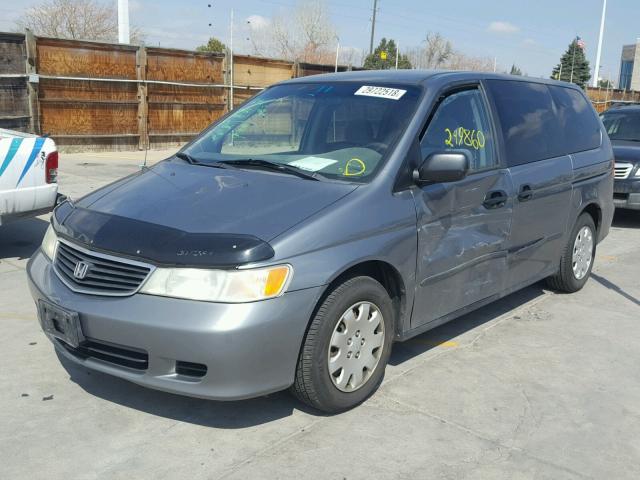 2HKRL18501H576518 - 2001 HONDA ODYSSEY LX SILVER photo 2