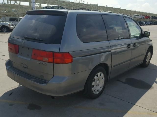 2HKRL18501H576518 - 2001 HONDA ODYSSEY LX SILVER photo 4