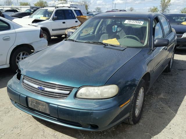 1G1ND52J116164684 - 2001 CHEVROLET MALIBU GREEN photo 2