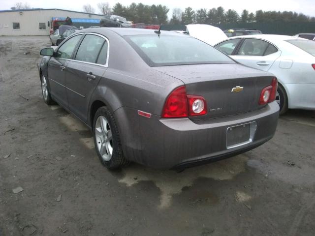 1G1ZB5EB7A4119837 - 2010 CHEVROLET MALIBU LS ყავისფერი ფოტო 3