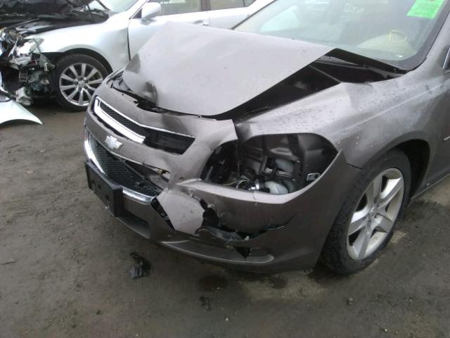1G1ZB5EB7A4119837 - 2010 CHEVROLET MALIBU LS ყავისფერი ფოტო 9