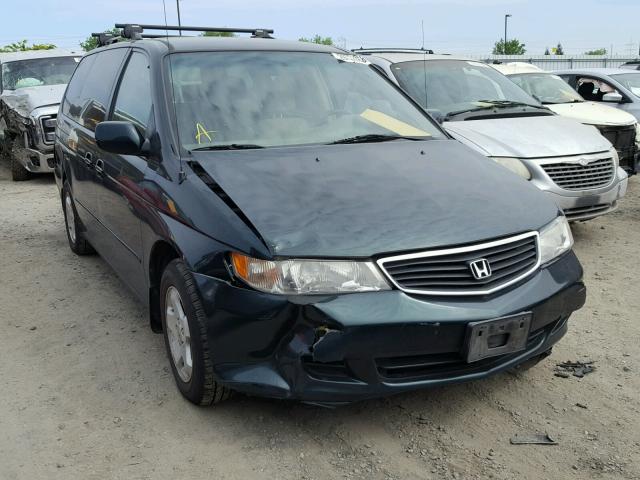 2HKRL1863YH620367 - 2000 HONDA ODYSSEY EX GREEN photo 1