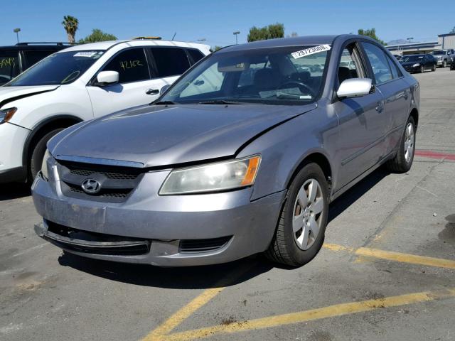 5NPET46CX7H233287 - 2007 HYUNDAI SONATA GLS SILVER photo 2