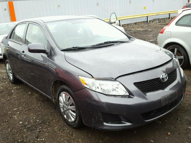 JTDBL40EX99039321 - 2009 TOYOTA COROLLA BA GRAY photo 1