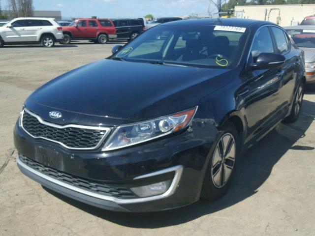 KNAGM4AD2D5039626 - 2013 KIA OPTIMA HYB BLACK photo 2