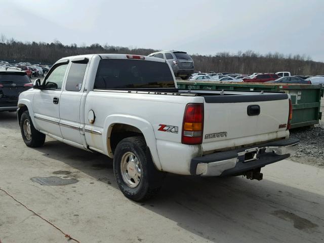 2GTEK19T621217398 - 2002 GMC NEW SIERRA WHITE photo 3