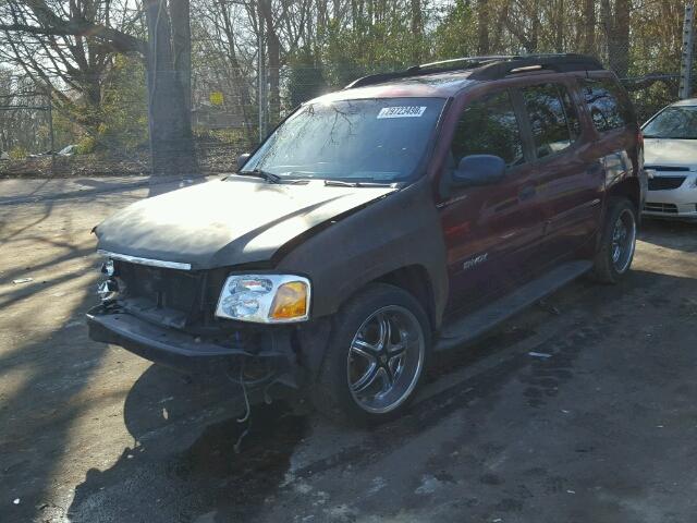 1GKES16S826104528 - 2002 GMC ENVOY XL BURGUNDY photo 2