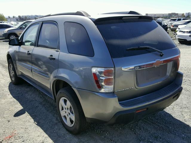 2CNDL13F456053101 - 2005 CHEVROLET EQUINOX LS GRAY photo 3