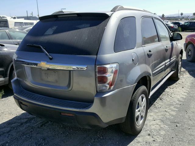 2CNDL13F456053101 - 2005 CHEVROLET EQUINOX LS GRAY photo 4