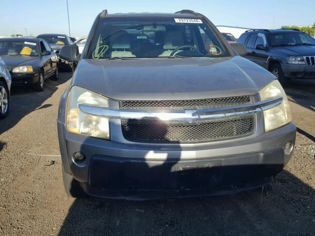 2CNDL13F456053101 - 2005 CHEVROLET EQUINOX LS GRAY photo 9