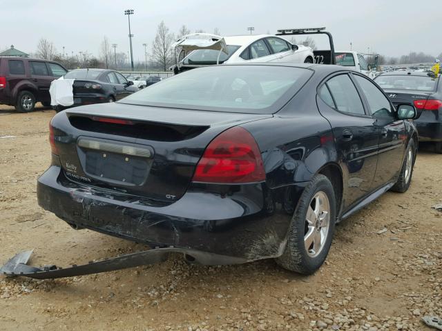 2G2WS522751245636 - 2005 PONTIAC GRAND PRIX BLACK photo 4