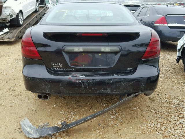 2G2WS522751245636 - 2005 PONTIAC GRAND PRIX BLACK photo 9