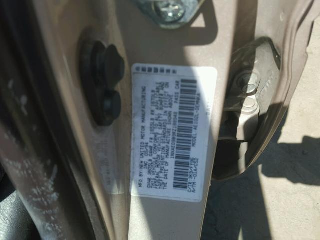 1NXAE09B9RZ188948 - 1994 TOYOTA COROLLA LE 米色 照片 10