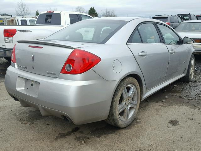 1G2ZM577984218281 - 2008 PONTIAC G6 GXP SILVER photo 4