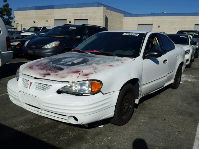 1G2NE52F33C199347 - 2003 PONTIAC GRAND AM S WHITE photo 2