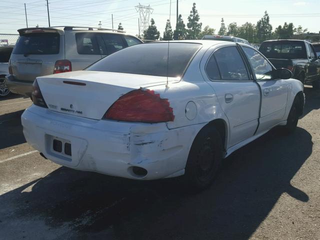 1G2NE52F33C199347 - 2003 PONTIAC GRAND AM S WHITE photo 4