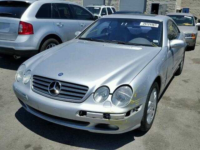 WDBPJ75J52A024120 - 2002 MERCEDES-BENZ CL 500 SILVER photo 2