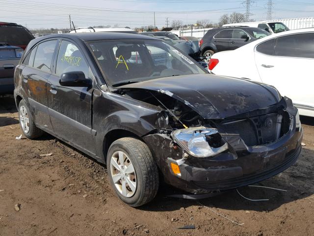 KNADE243596493216 - 2009 KIA RIO 5 SX BLACK photo 1