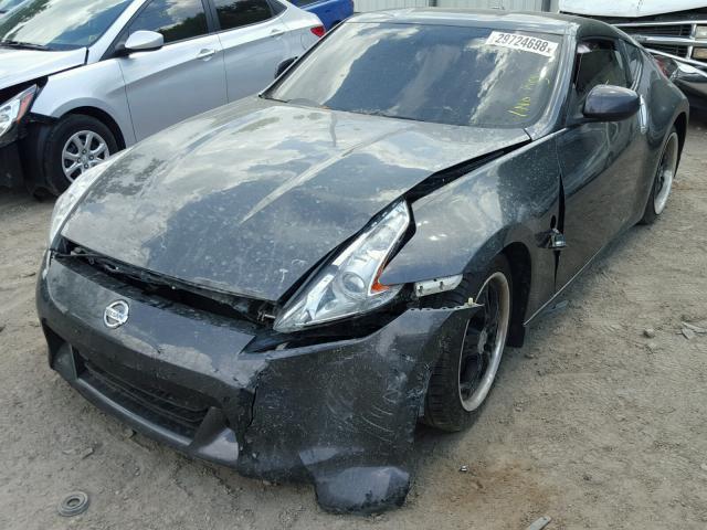 JN1AZ4EH5AM502323 - 2010 NISSAN 370Z GRAY photo 2