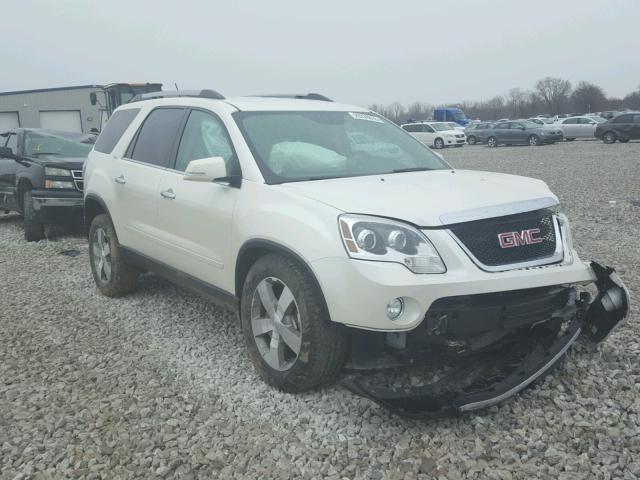 1GKKVRED2BJ398145 - 2011 GMC ACADIA SLT თეთრი ფოტო 1