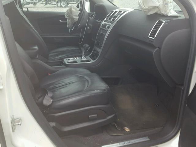 1GKKVRED2BJ398145 - 2011 GMC ACADIA SLT თეთრი ფოტო 5