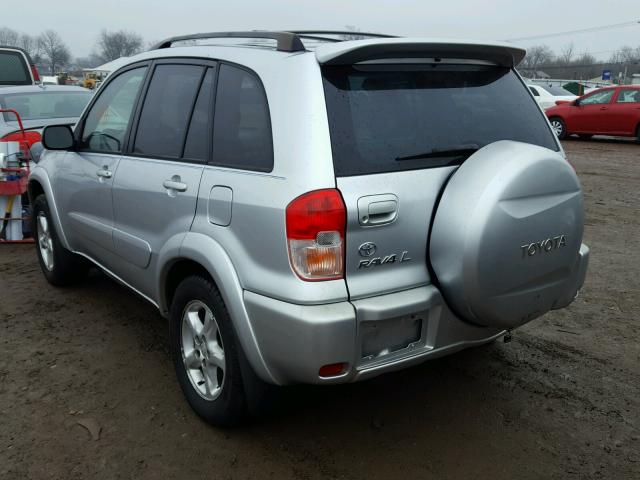 JTEHH20V126043955 - 2002 TOYOTA RAV4 SILVER photo 3