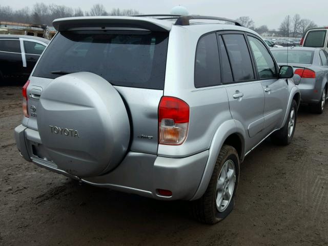 JTEHH20V126043955 - 2002 TOYOTA RAV4 SILVER photo 4