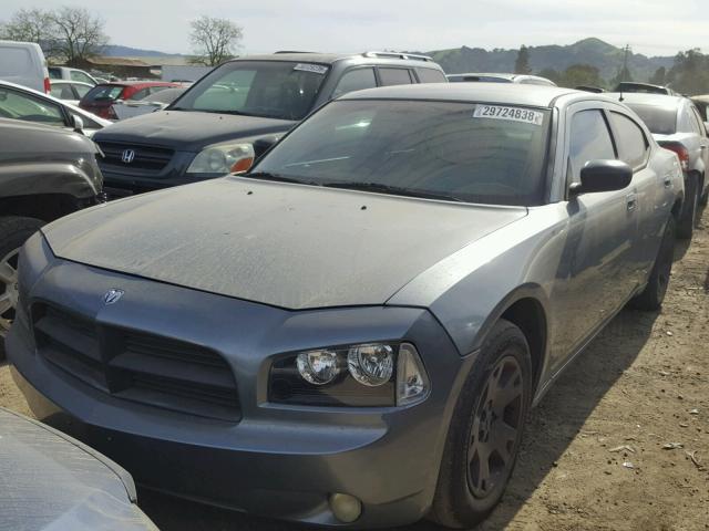 2B3LA43R47H628260 - 2007 DODGE CHARGER SE GREEN photo 2