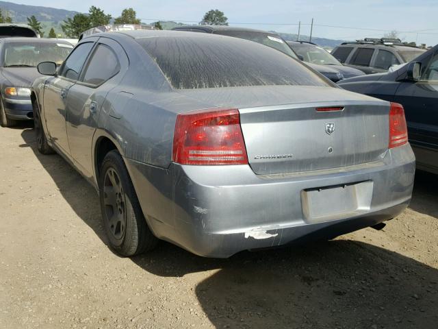 2B3LA43R47H628260 - 2007 DODGE CHARGER SE GREEN photo 3