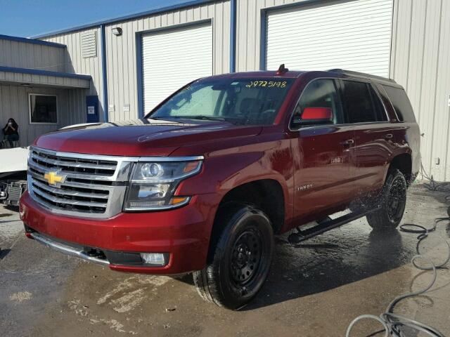 1GNSKBKC5HR177616 - 2017 CHEVROLET TAHOE K150 MAROON photo 2