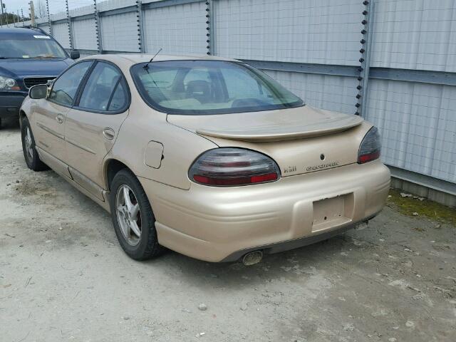 1G2WP52K52F167413 - 2002 PONTIAC GRAND PRIX TAN photo 3