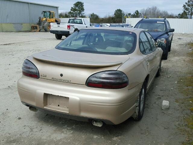 1G2WP52K52F167413 - 2002 PONTIAC GRAND PRIX TAN photo 4