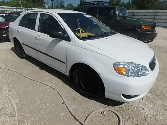 JTDBR32E060084404 - 2006 TOYOTA COROLLA CE WHITE photo 1