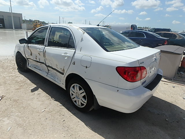 JTDBR32E060084404 - 2006 TOYOTA COROLLA CE WHITE photo 3