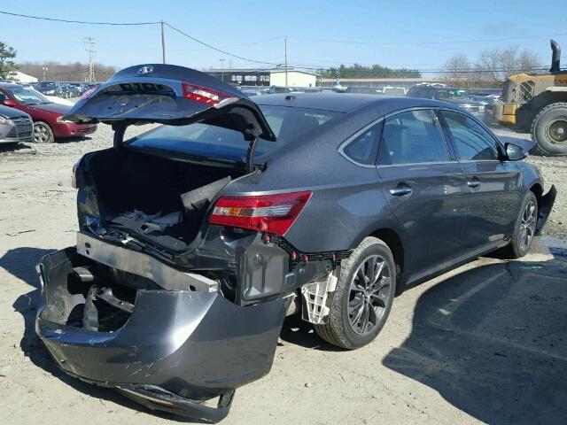 4T1BK1EB1JU284277 - 2018 TOYOTA AVALON XLE GRAY photo 4