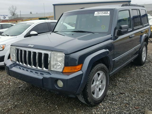 1J8HH48K28C106137 - 2008 JEEP COMMANDER ლურჯი ფოტო 2