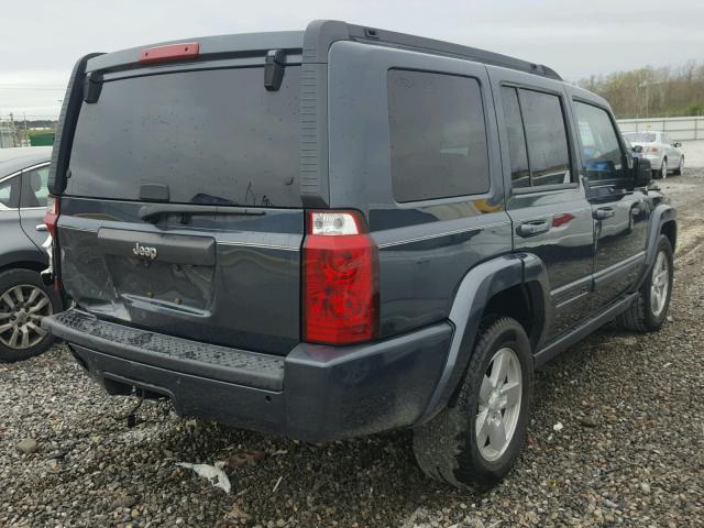 1J8HH48K28C106137 - 2008 JEEP COMMANDER ლურჯი ფოტო 4