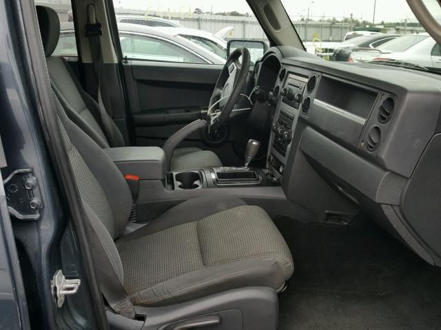 1J8HH48K28C106137 - 2008 JEEP COMMANDER ლურჯი ფოტო 5