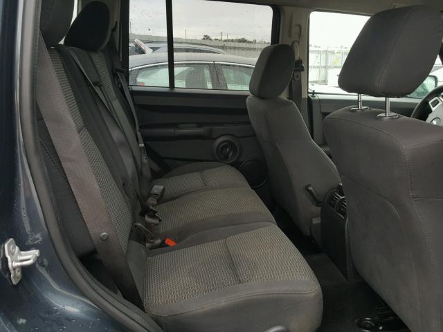 1J8HH48K28C106137 - 2008 JEEP COMMANDER ლურჯი ფოტო 6