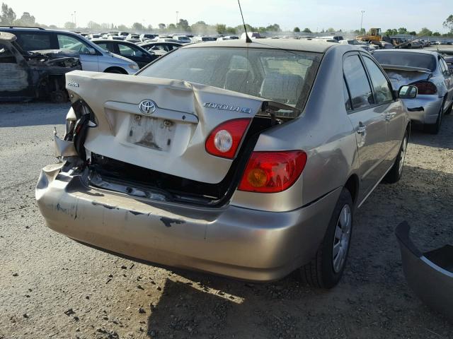 1NXBR32E44Z272022 - 2004 TOYOTA COROLLA CE GOLD photo 4