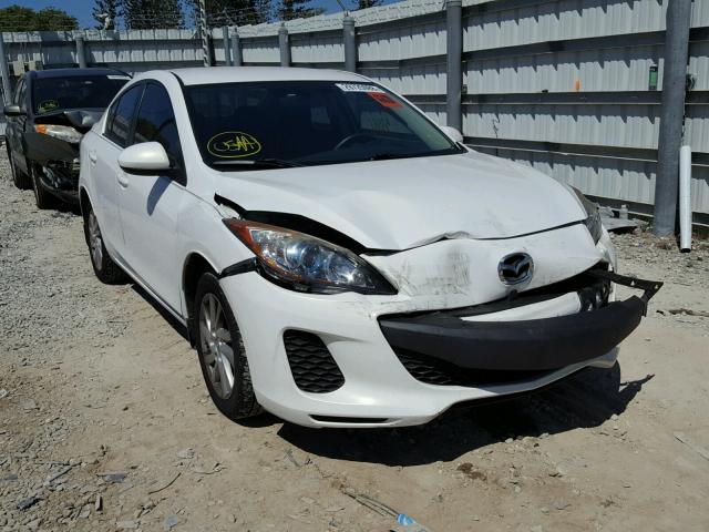 JM1BL1V75C1555133 - 2012 MAZDA 3 I WHITE photo 1