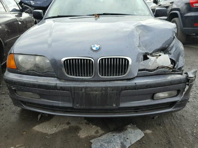 WBAAV33441EE77072 - 2001 BMW 325 I BLUE photo 7