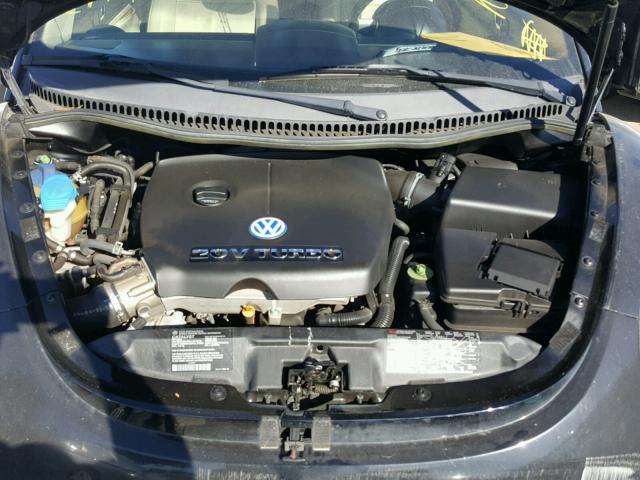 3VWED21C41M480859 - 2001 VOLKSWAGEN NEW BEETLE 黑色 照片 7