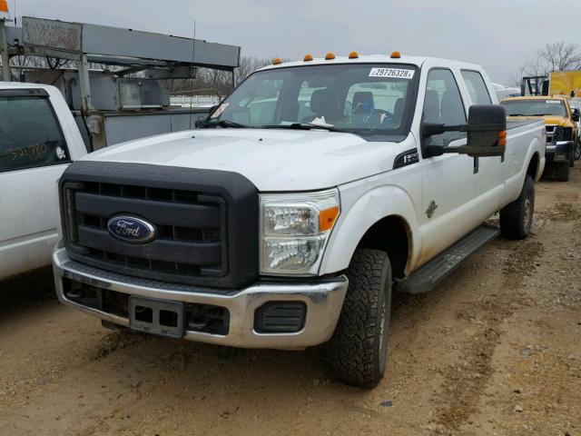 1FT8W3BT9CEB37150 - 2012 FORD F350 SUPER WHITE photo 2